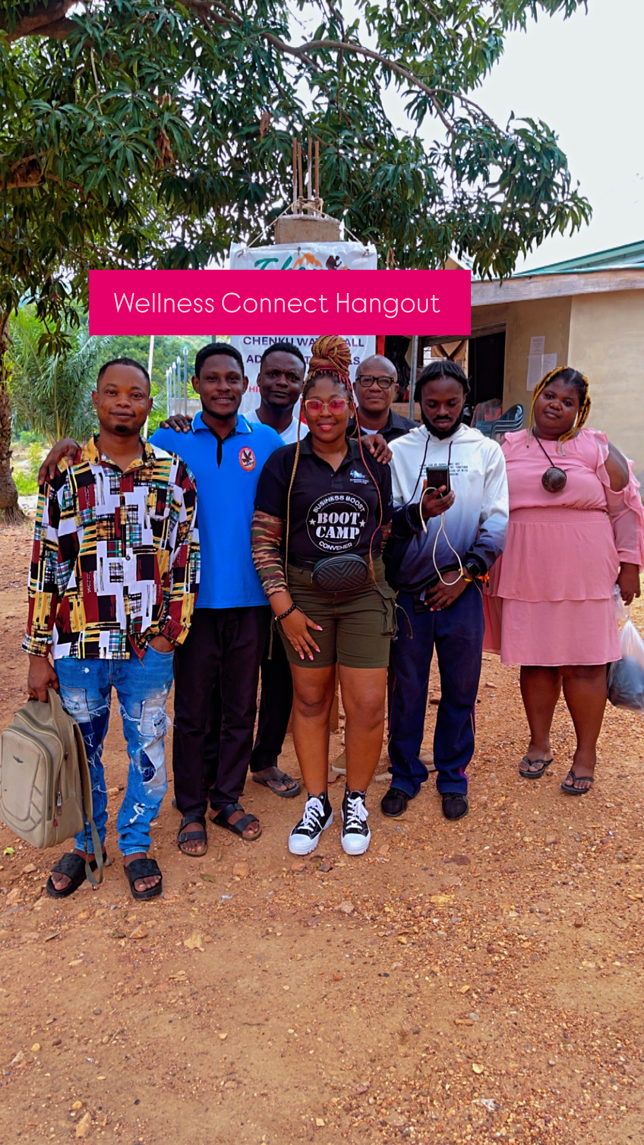 We gathered, Massaged by waterfalls and left with wellness.