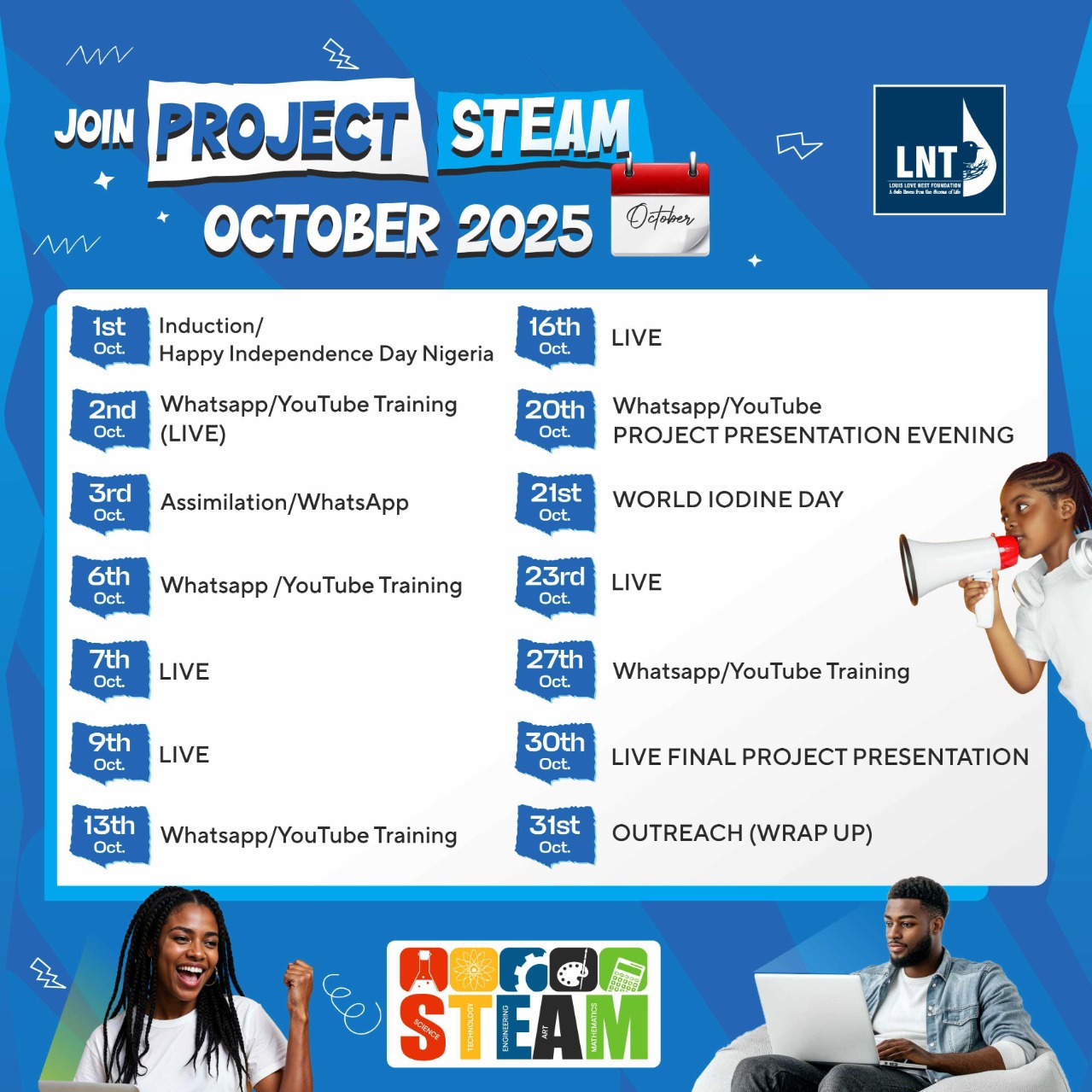 Africa’s Rising Innovators - Coach Ndali Modebe’s Project STEAM 2025 Cultivates Leaders of Change!