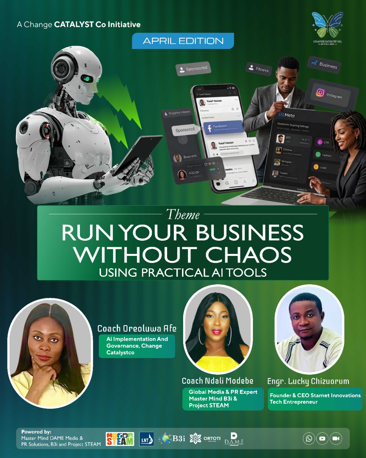 Run Your Business Without Chaos Using Practical AI Tools A 3-Day Change Catalyst Co-Webinar Begins Today